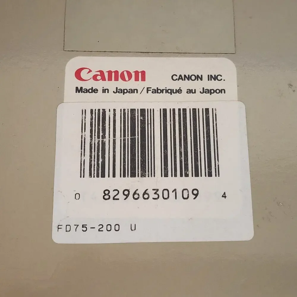 Canon this listing